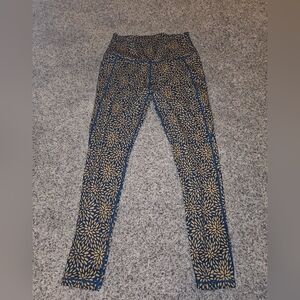 Senita Athletics Pace Leggings Large Pacific Sunburst